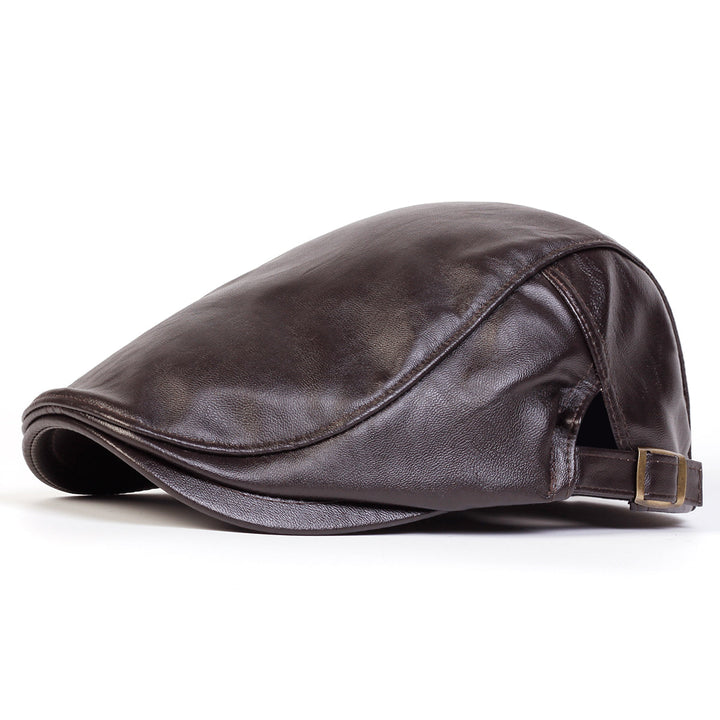 Carlos | Boina vintage efecto cuero