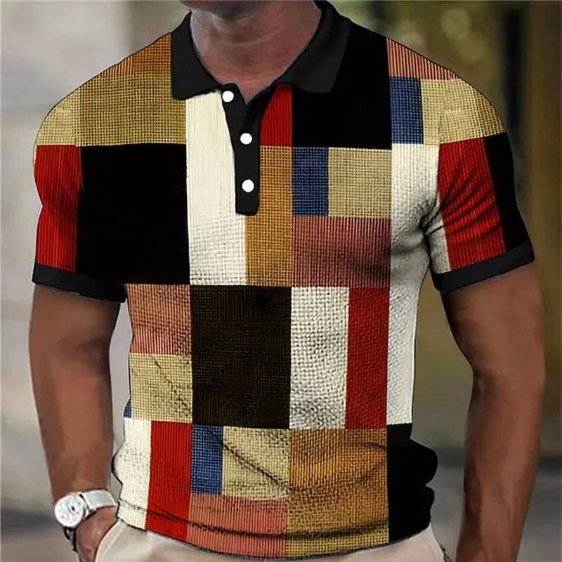Samuel | Polera polo de bloques de color