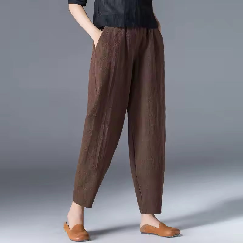 Luisa Fernanda | Pantalón de tiro cómodo con corte tapered