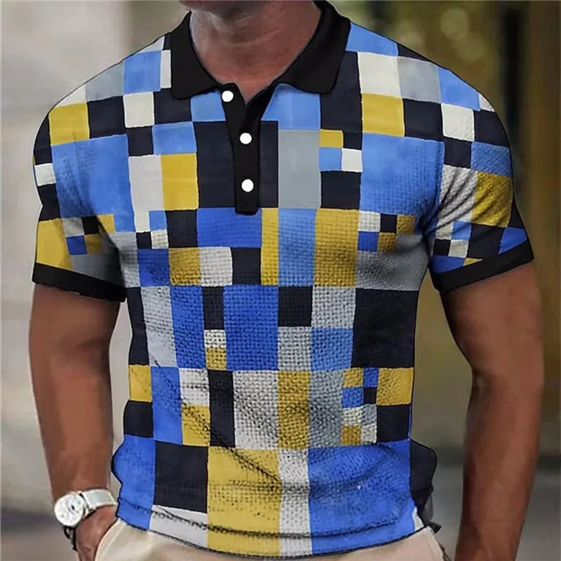 Samuel | Polera polo de bloques de color