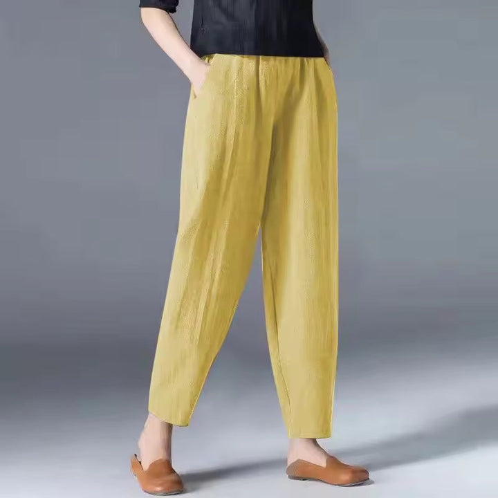 Luisa Fernanda | Pantalón de tiro cómodo con corte tapered