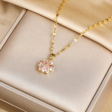 Krishna Paz | Collar elegante flor de cerezo