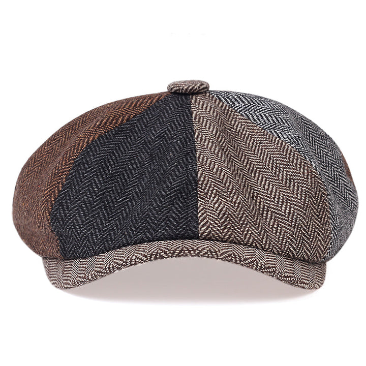 Genaro | Gorra de espiga en mezcla de lana