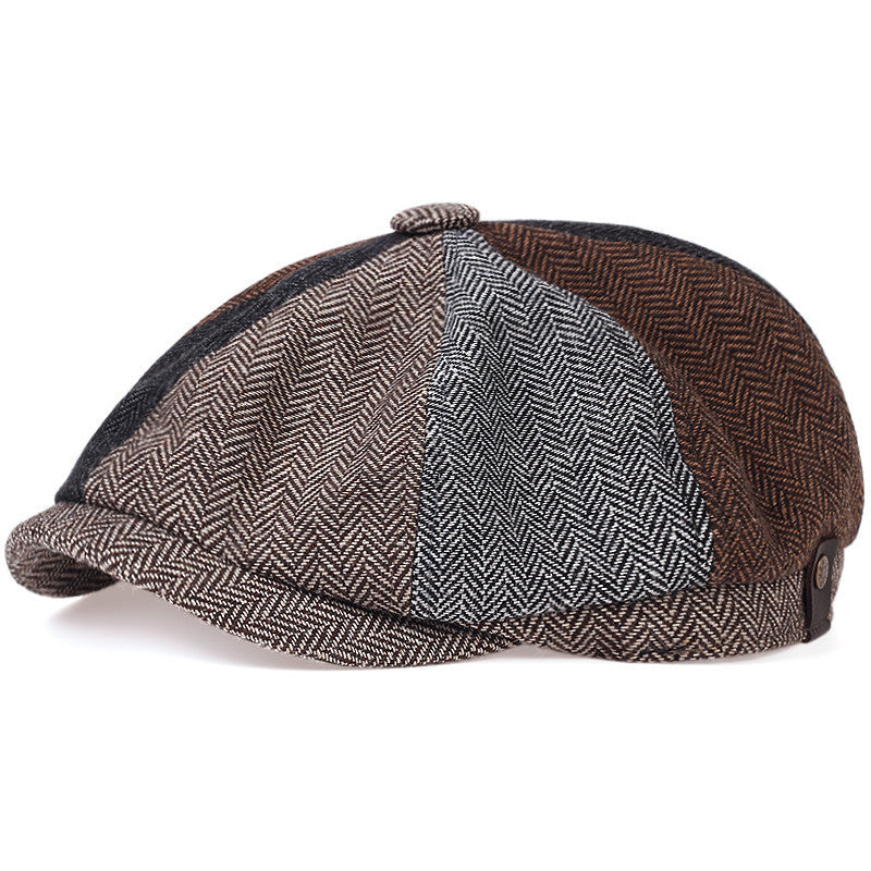 Genaro | Gorra de espiga en mezcla de lana