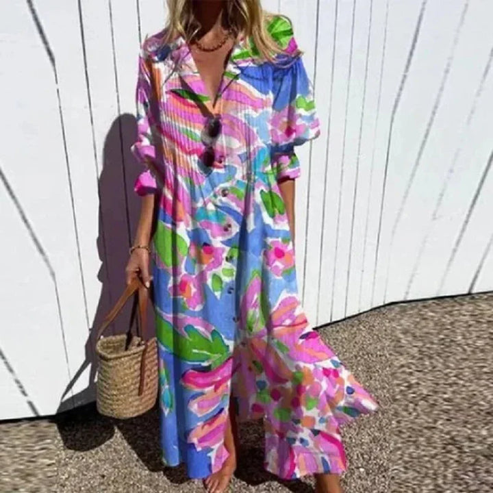 Fedora | Vestido largo boho suelto
