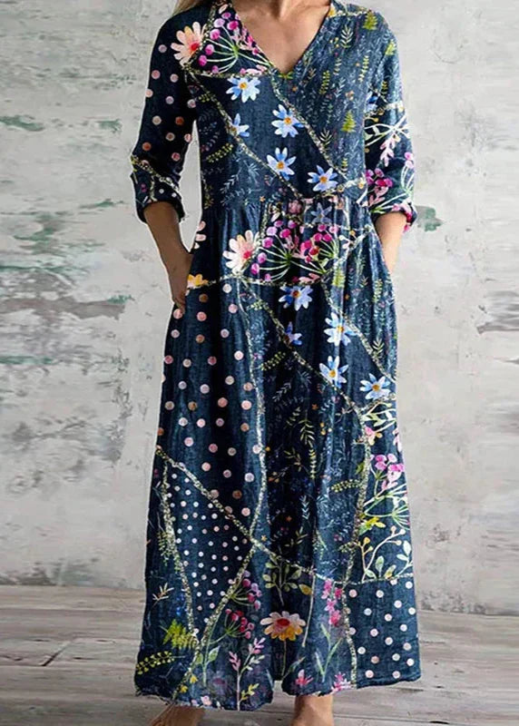 Ayleen | Vestido largo floral suelto