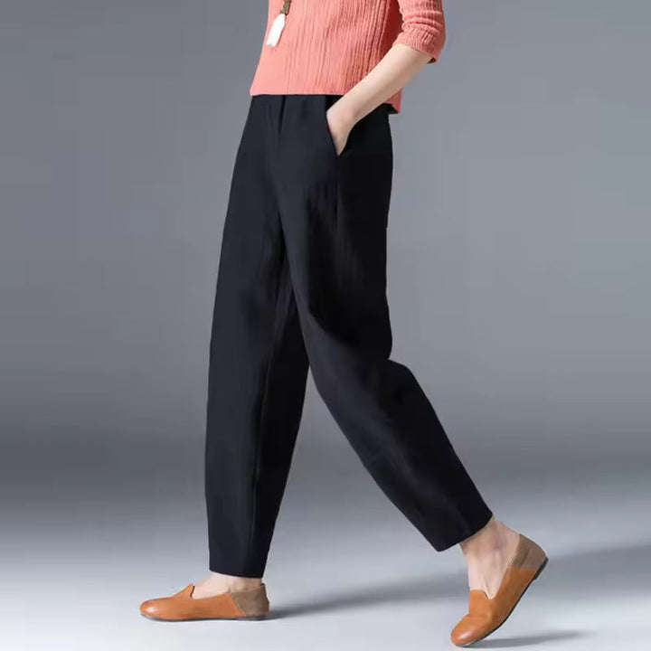 Luisa Fernanda | Pantalón de tiro cómodo con corte tapered