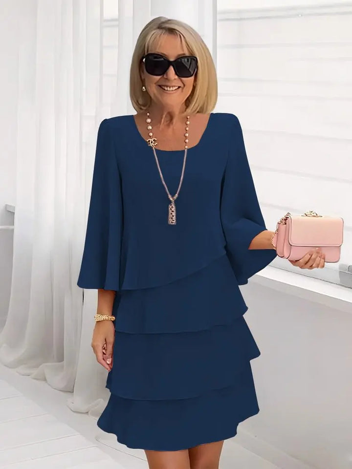 Karen | Vestido elegante de volantes
