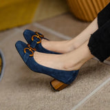 Ashley | Zapatos de taco con hebilla