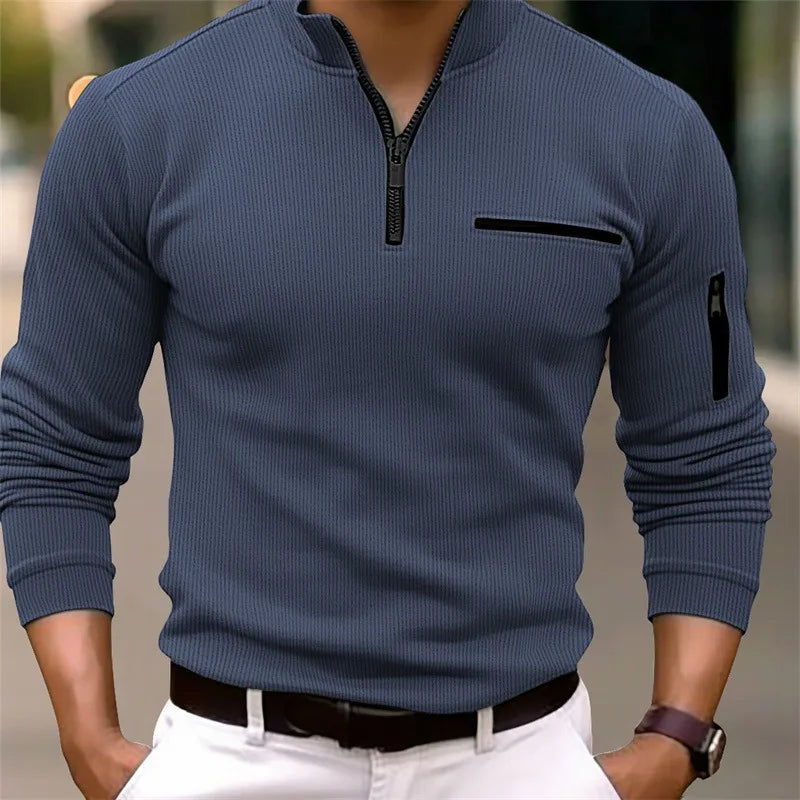 Benito | Sweater con cierre alto para hombre
