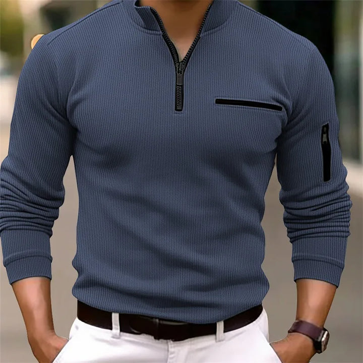 Benito | Sweater con cierre alto para hombre