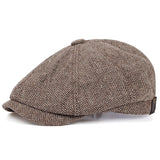 Genaro | Gorra de espiga en mezcla de lana