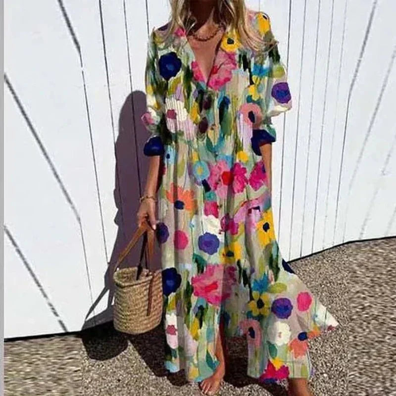 Fedora | Vestido largo boho suelto