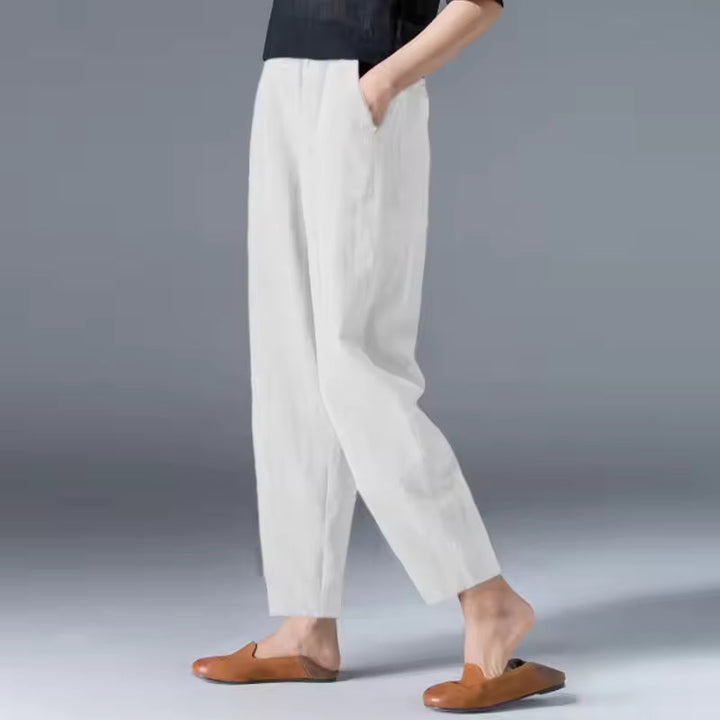 Luisa Fernanda | Pantalón de tiro cómodo con corte tapered