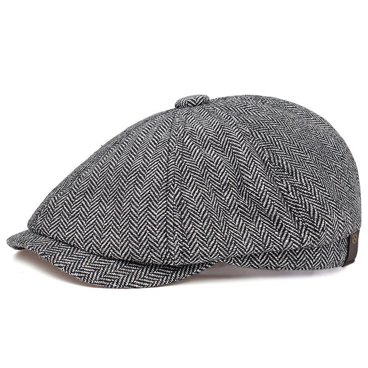 Genaro | Gorra de espiga en mezcla de lana