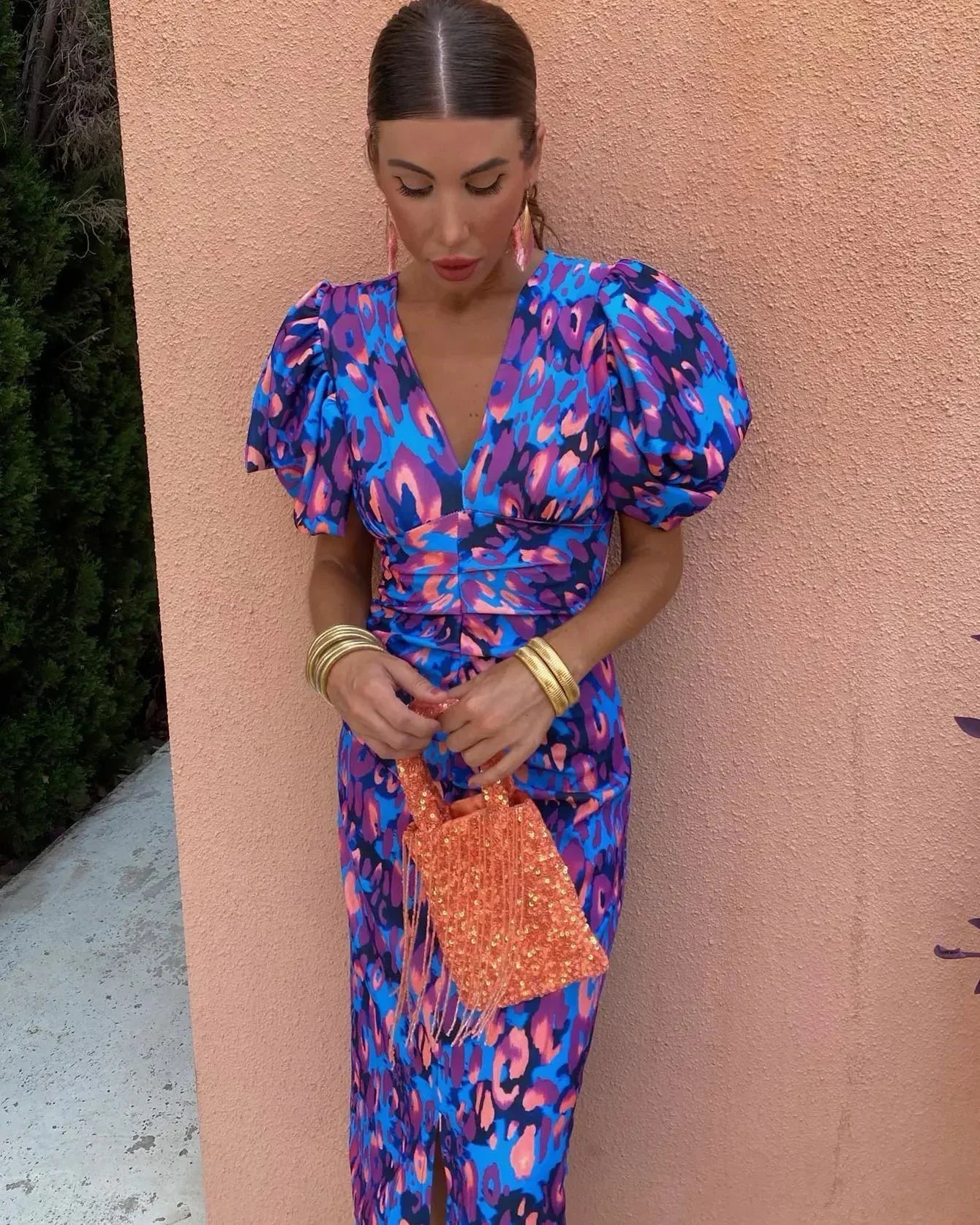 Simona | Vestido Floral con Elegancia Primaveral