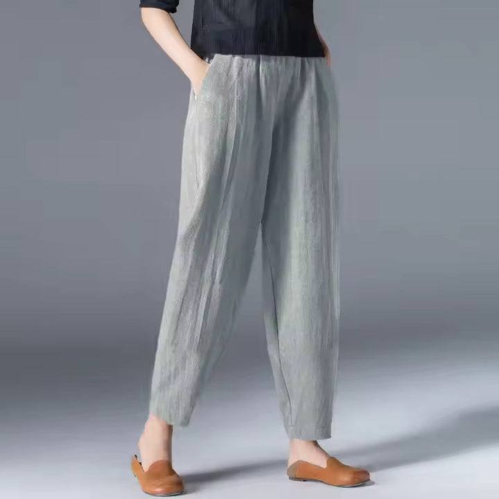 Luisa Fernanda | Pantalón de tiro cómodo con corte tapered