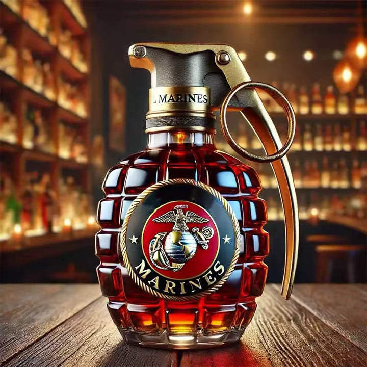 Edgardo | Botella de whisky esculpida