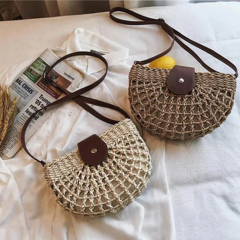 Maia | Bolso Bandolera de Paja