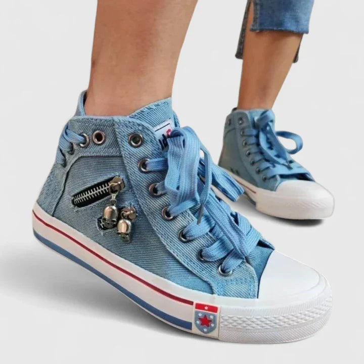 Mariela | Zapatillas urbanas con cierre lateral