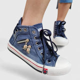 Mariela | Zapatillas urbanas con cierre lateral
