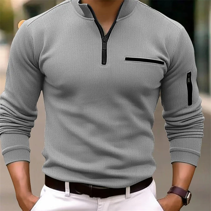 Benito | Sweater con cierre alto para hombre