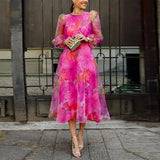 María Olga | Vestido midi floral
