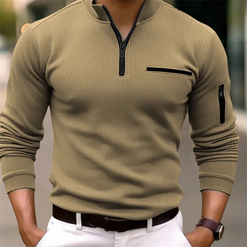 Benito | Sweater con cierre alto para hombre
