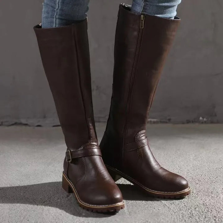 Verónica | Botas caña alta con hebillas