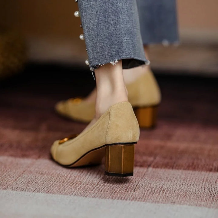 Ashley | Zapatos de taco con hebilla