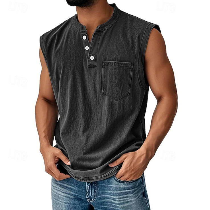 Roberto | Polera sin mangas estilo vintage