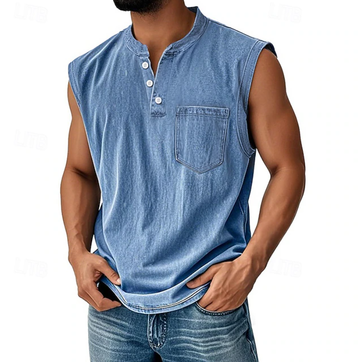 Roberto | Polera sin mangas estilo vintage