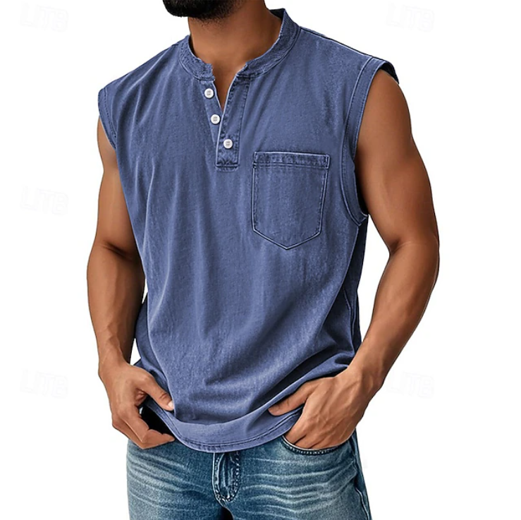 Roberto | Polera sin mangas estilo vintage