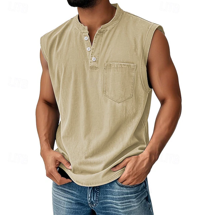 Roberto | Polera sin mangas estilo vintage
