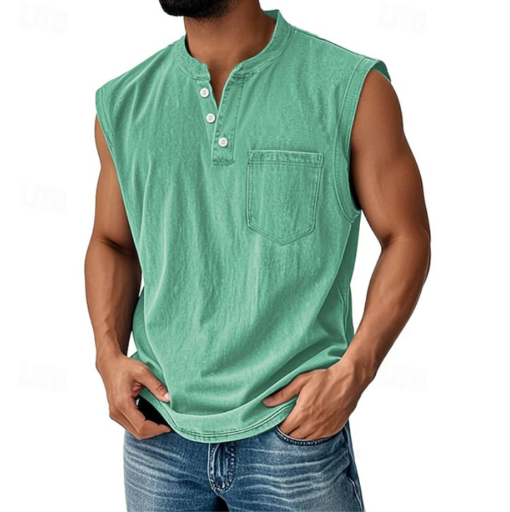 Roberto | Polera sin mangas estilo vintage