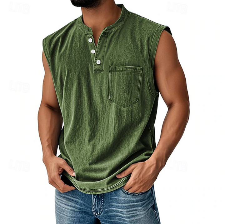 Roberto | Polera sin mangas estilo vintage