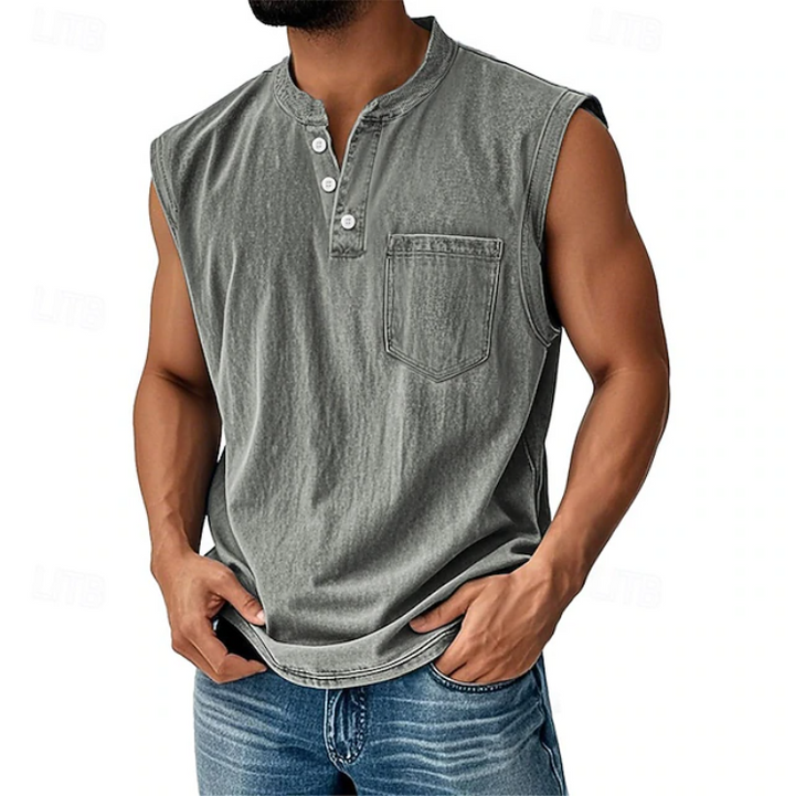 Roberto | Polera sin mangas estilo vintage