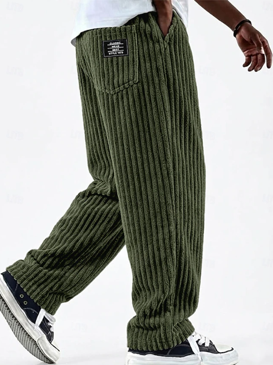 Leónidas | Pantalón de cotelé clásico
