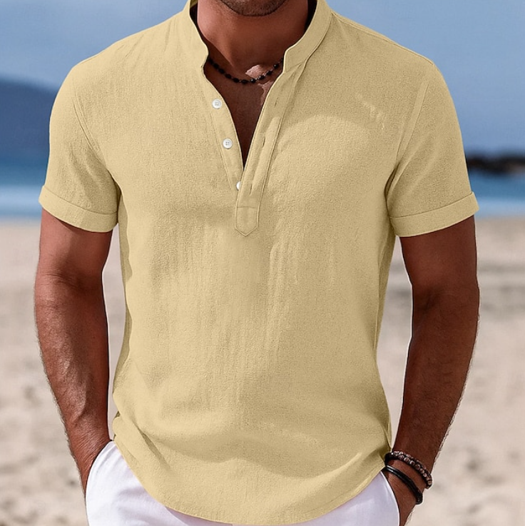 Amador | Camisa de verano manga corta con botones