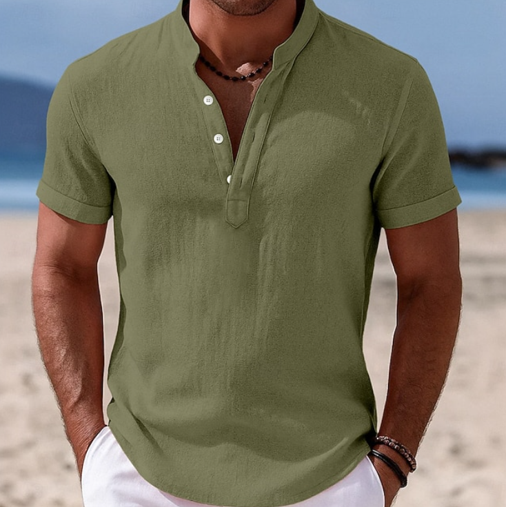 Amador | Camisa de verano manga corta con botones