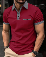 Alan | Polo con cuello a cuadros