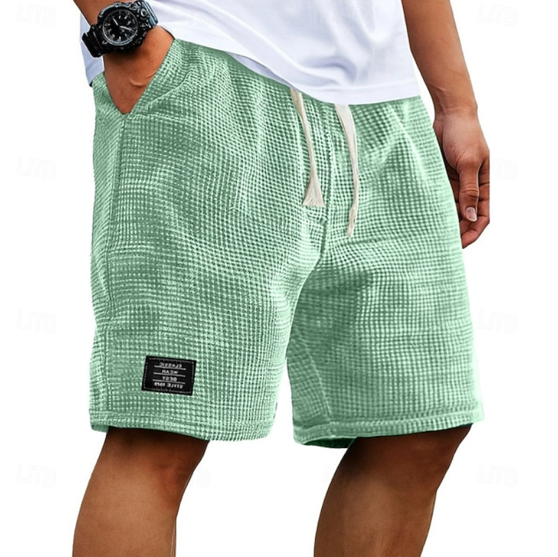 Ciro | Short casual de piqué waffle