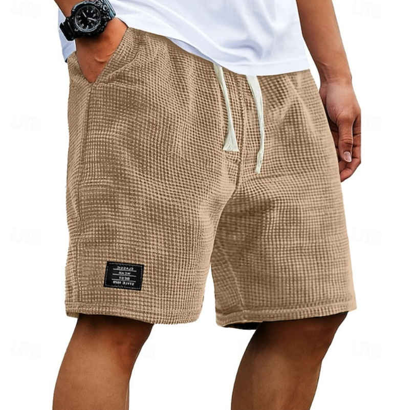 Ciro | Short casual de piqué waffle