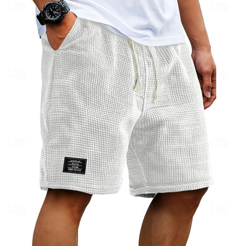 Ciro | Short casual de piqué waffle