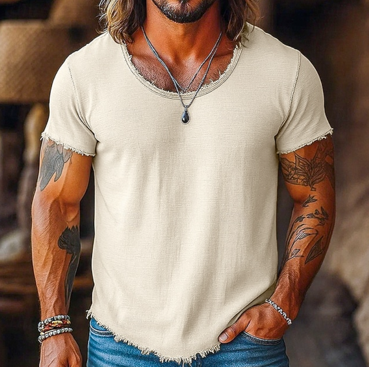 Facundo | Polera cuello redondo relajada