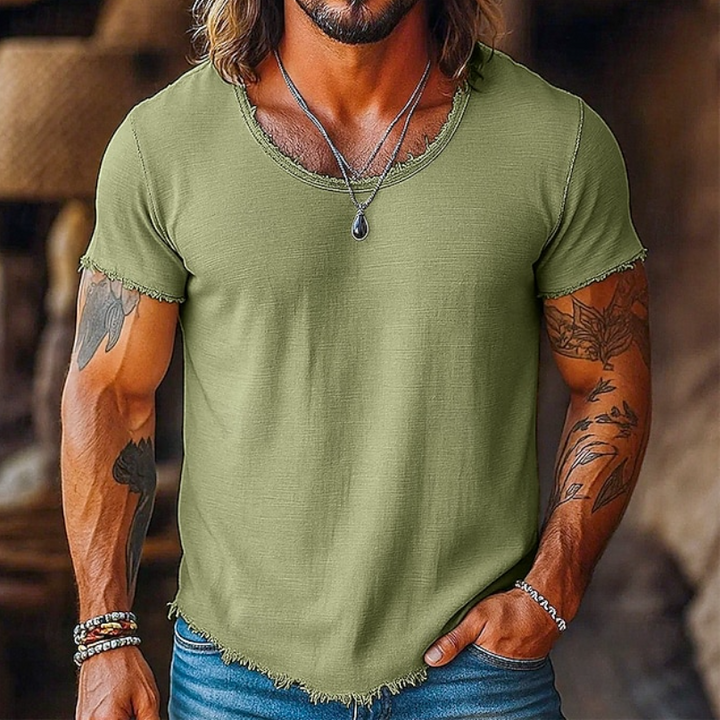 Facundo | Polera cuello redondo relajada