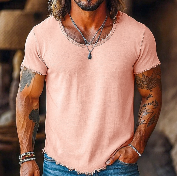 Facundo | Polera cuello redondo relajada