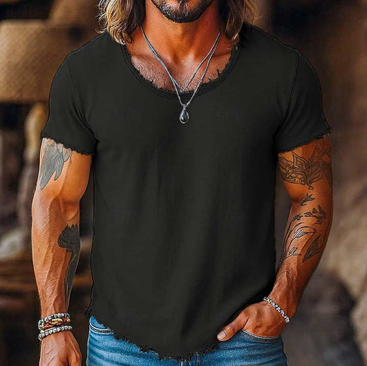 Facundo | Polera cuello redondo relajada