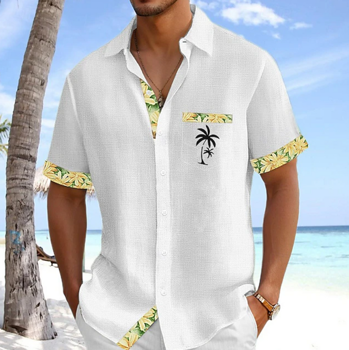 Marcelino | Camisa tropical de manga corta