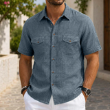 Eustaquio | Camisa manga corta de corte relajado